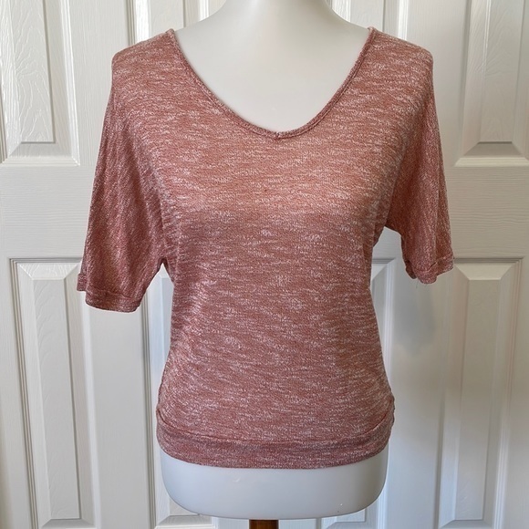 Wet Seal Tops - Criss cross open back blouse with v-neck, GREAT CONDITION.